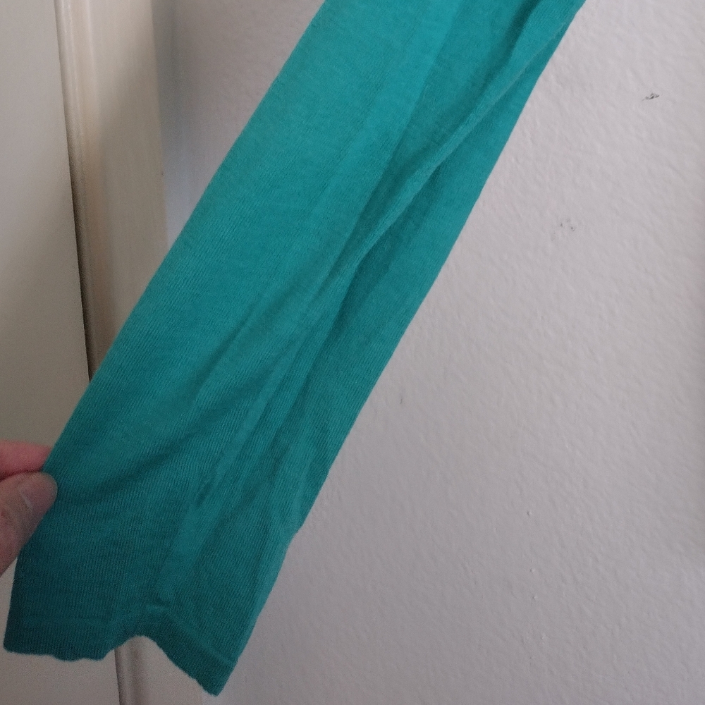 Cos blue green lightweight wool crew neck sweater size large - Picture 6 of 10